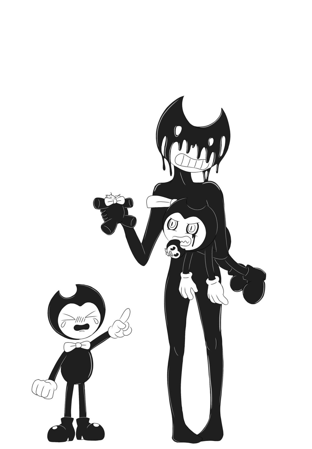 Bendy and ink car Betty