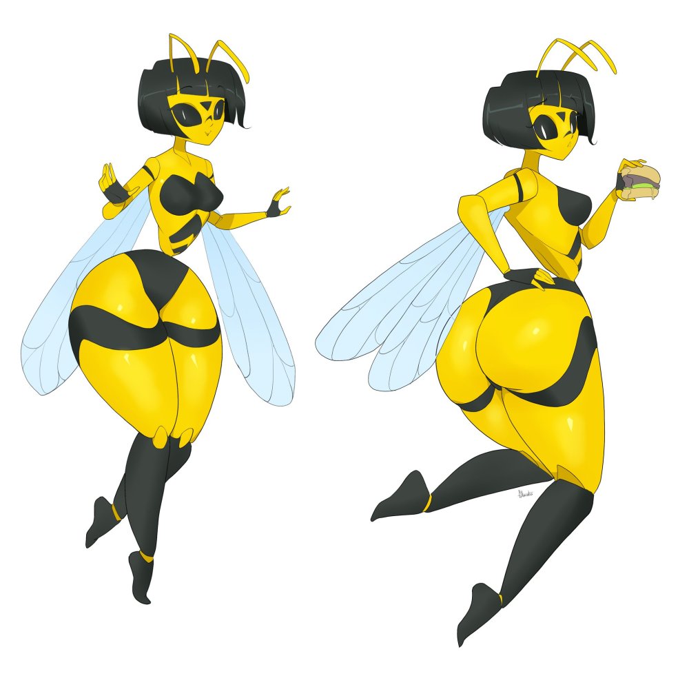 Latex wasp suit