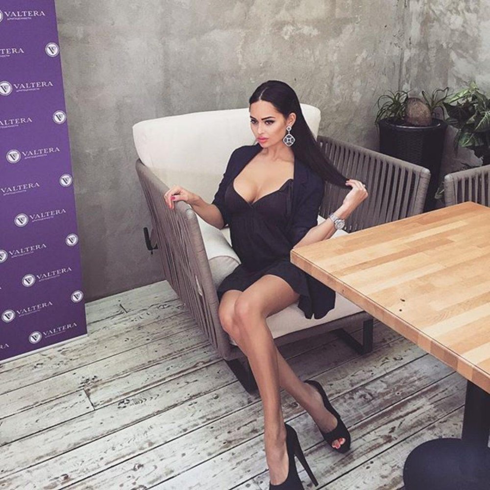 Kuzmina Nita with a man
