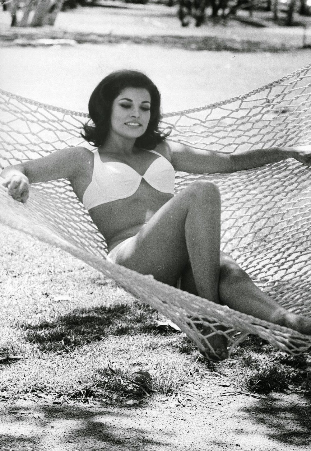 Tekhny Welch in a swimsuit