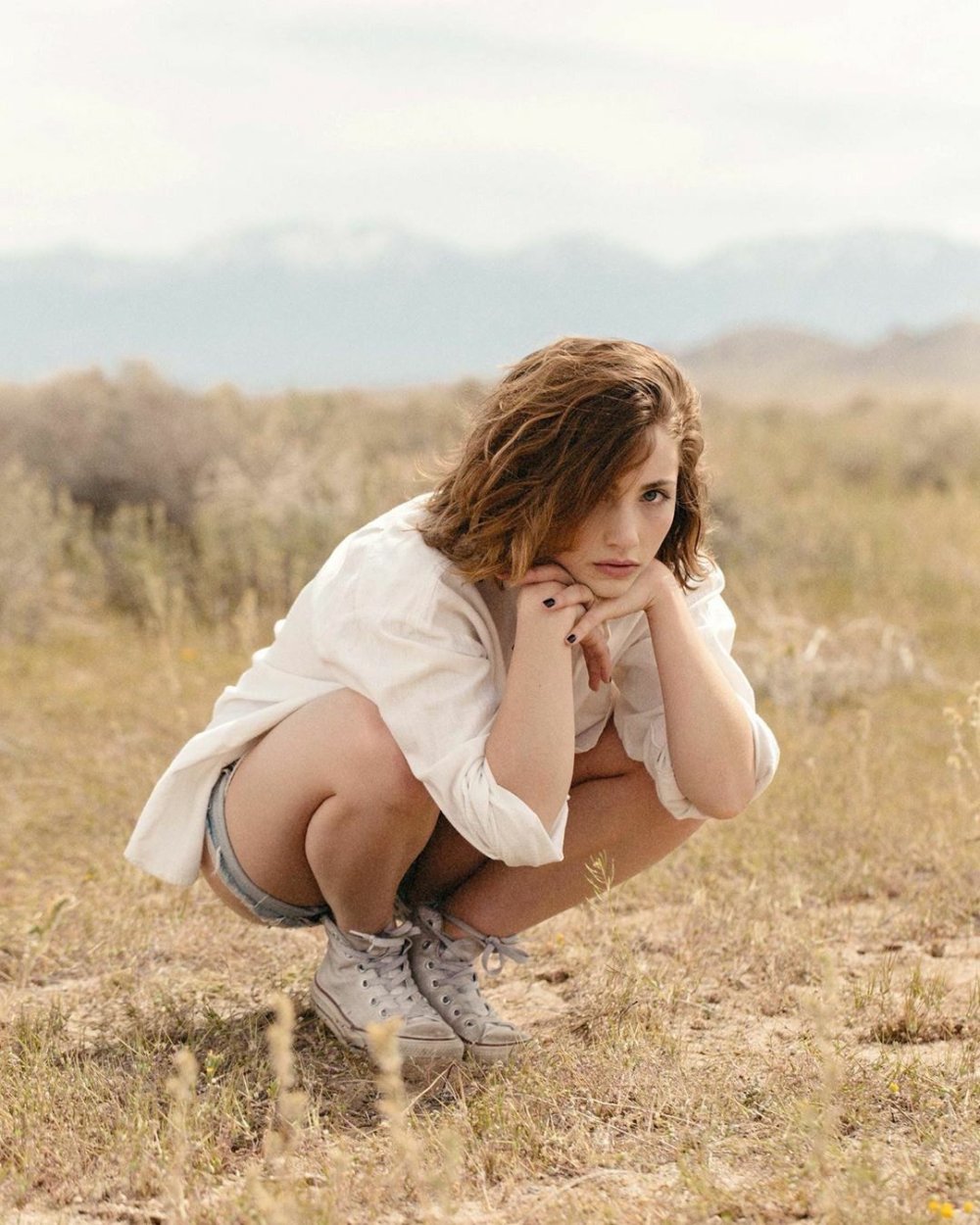 Emily Rudd in underwear