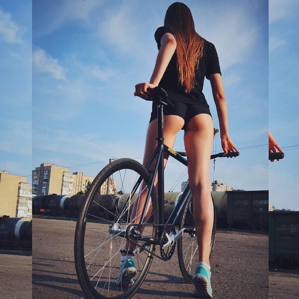 Cyclist Anastasia Polyanskaya