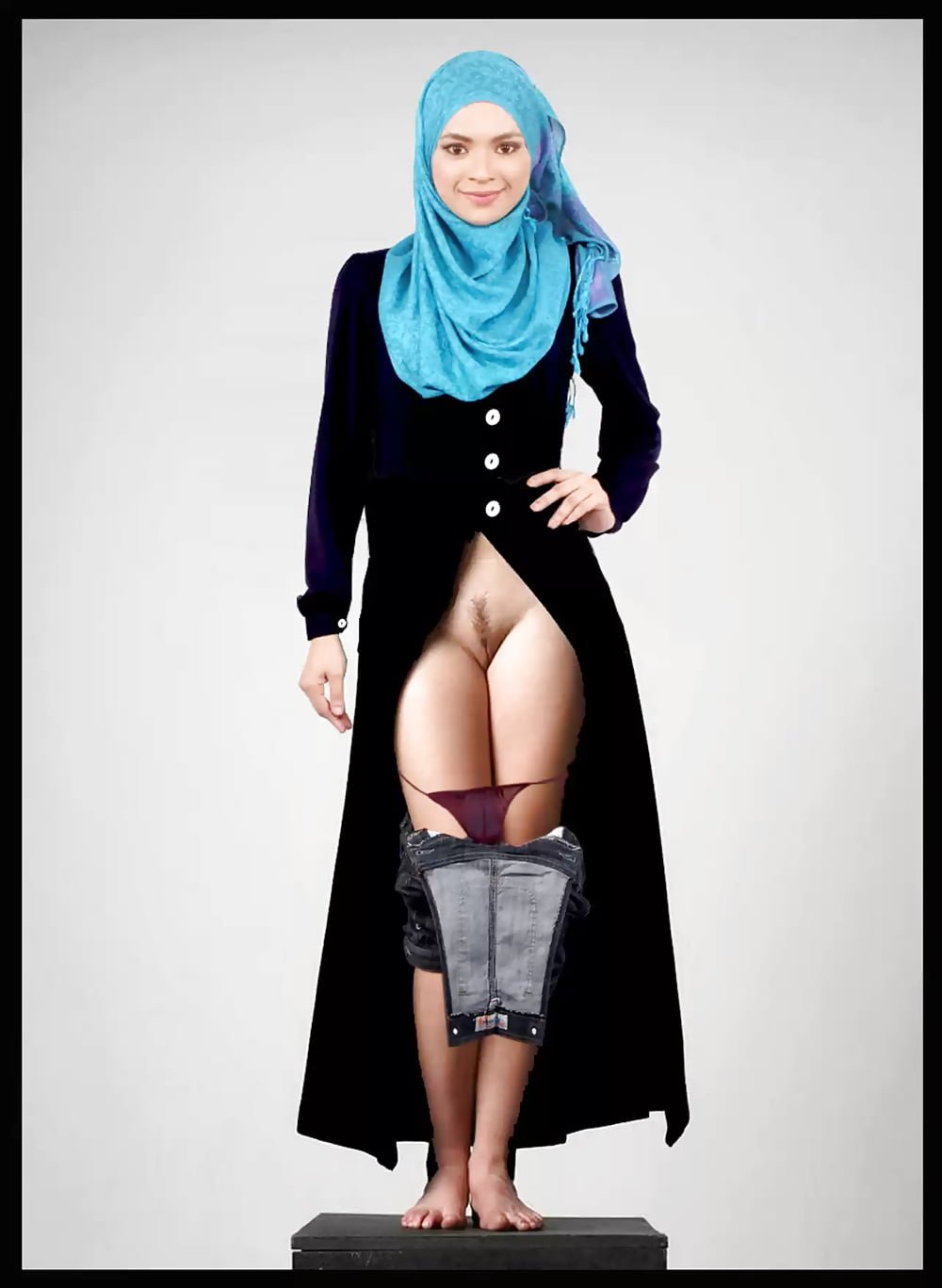 Hijab naked 
