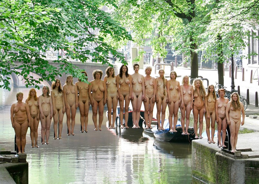 Many naked people