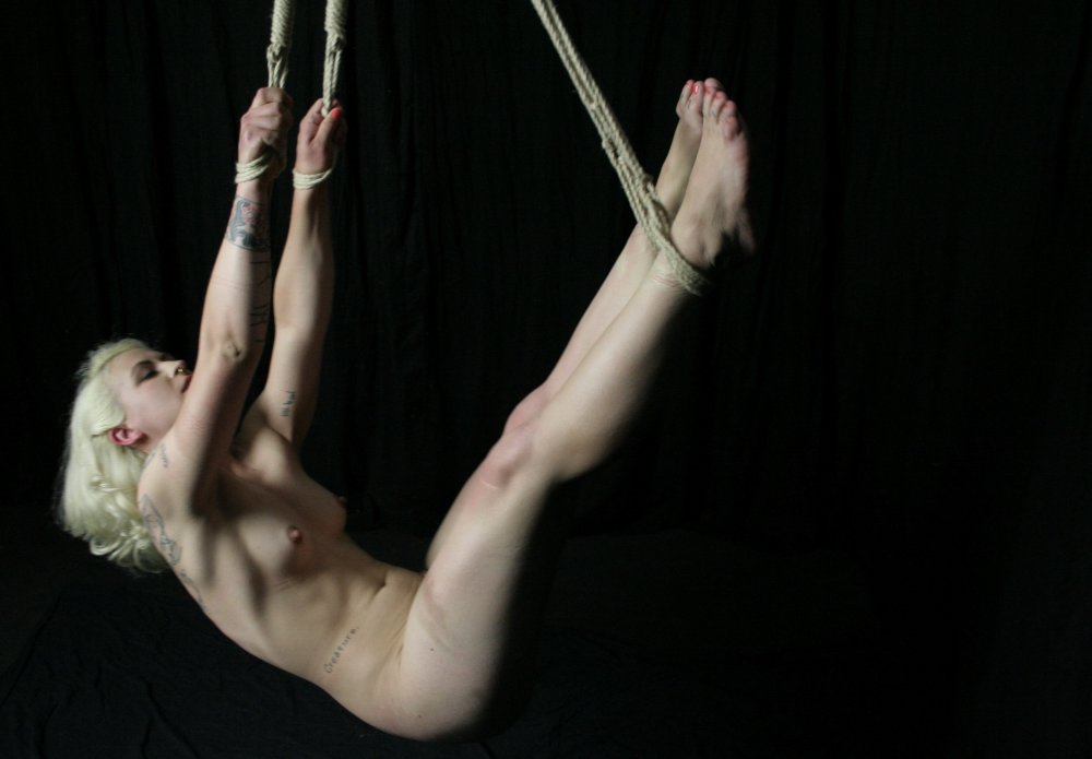 Naked circus artists
