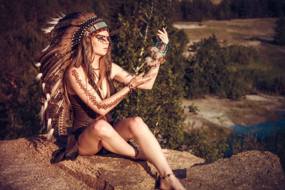 Girl Indian Warrior