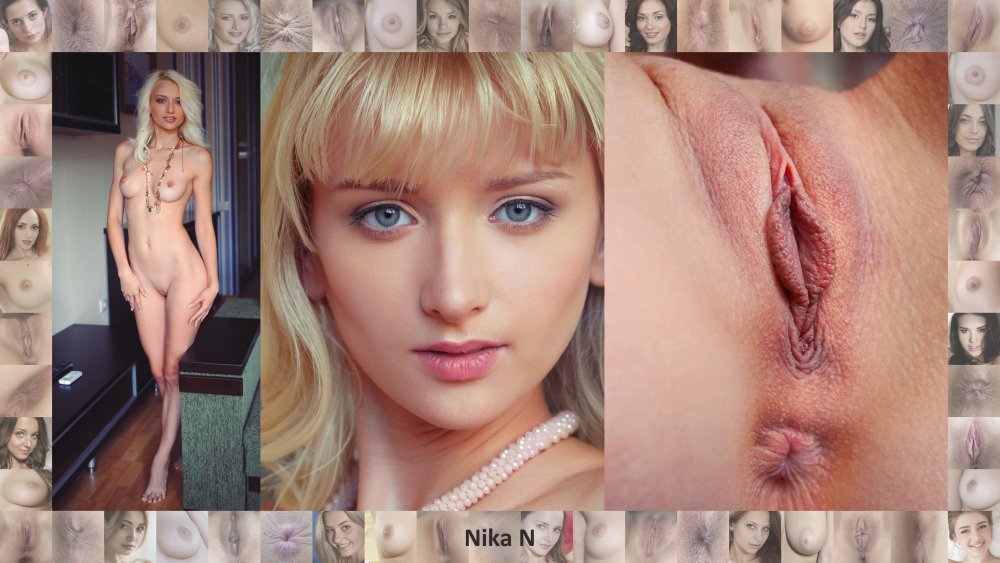 Collage face and pussy