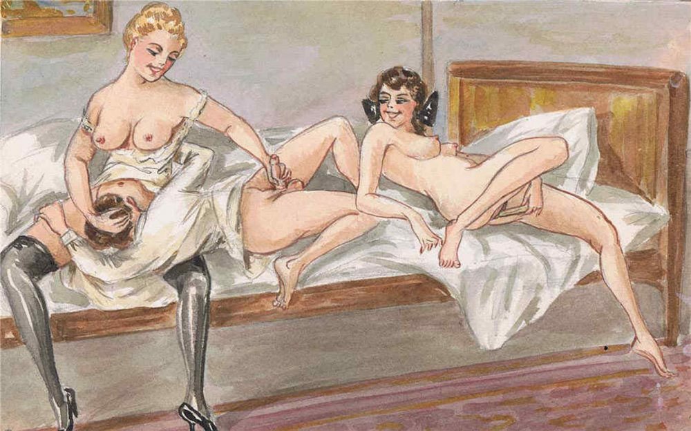 Pornography in the drawings of artists
