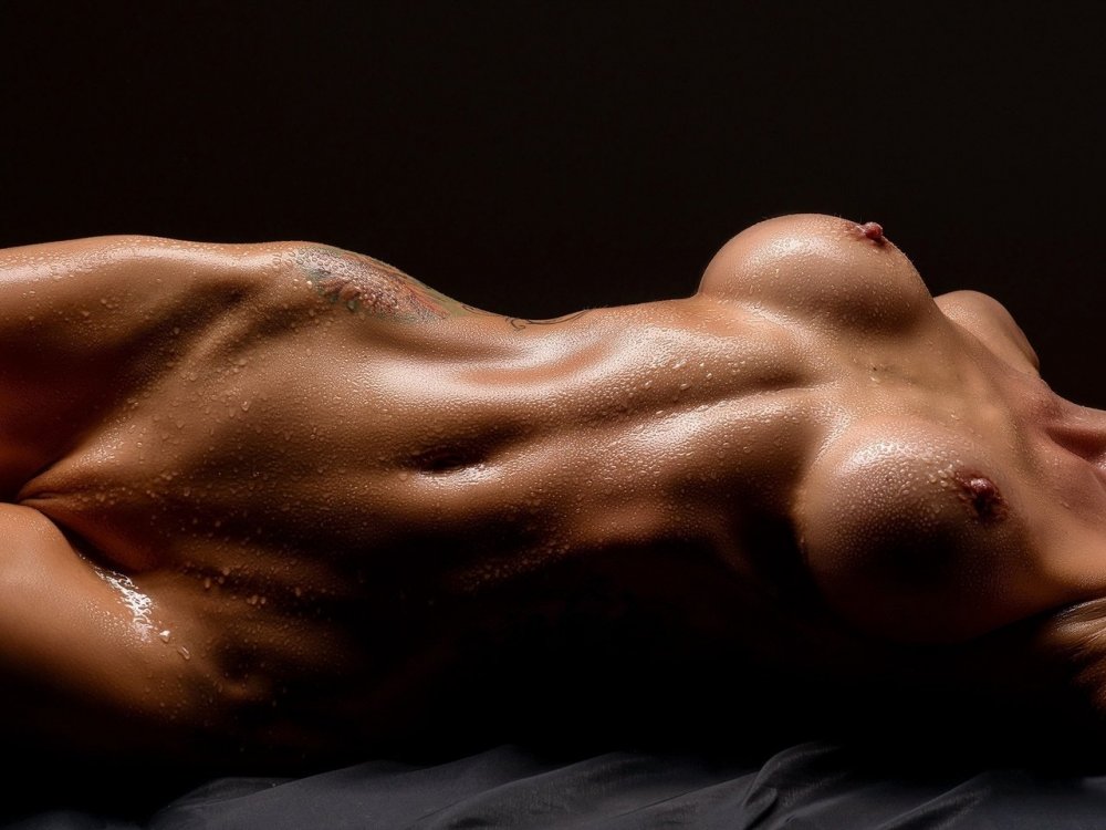 Beautiful naked female body