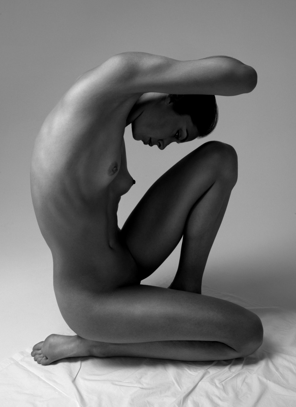 Beautiful naked female body