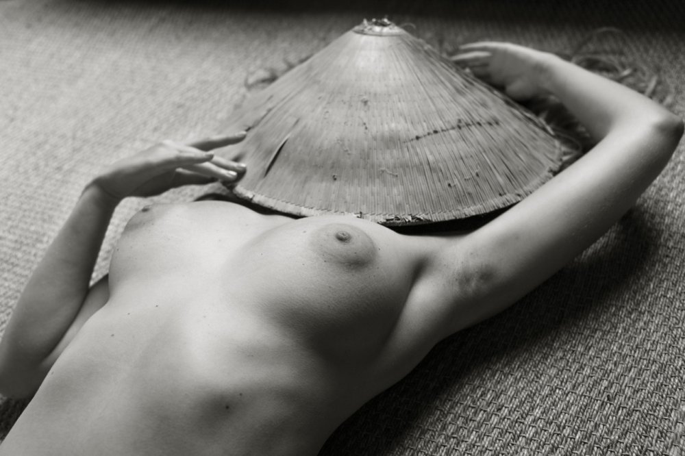 Beautiful naked female breast