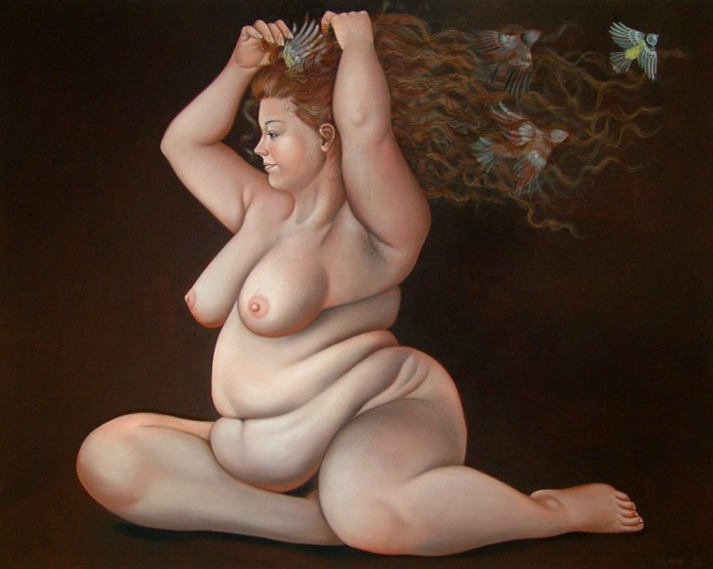 Naked fat women in art
