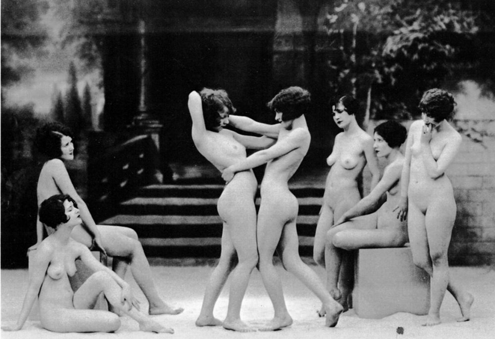 Naked women of thirties