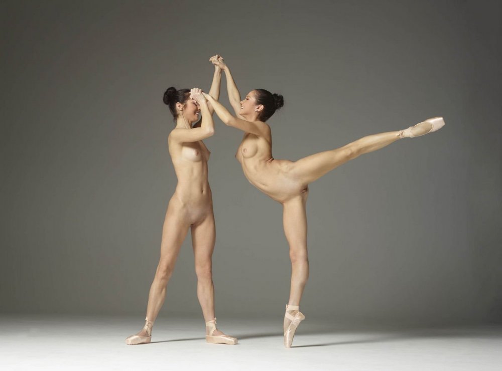 Naked athletes and ballerina