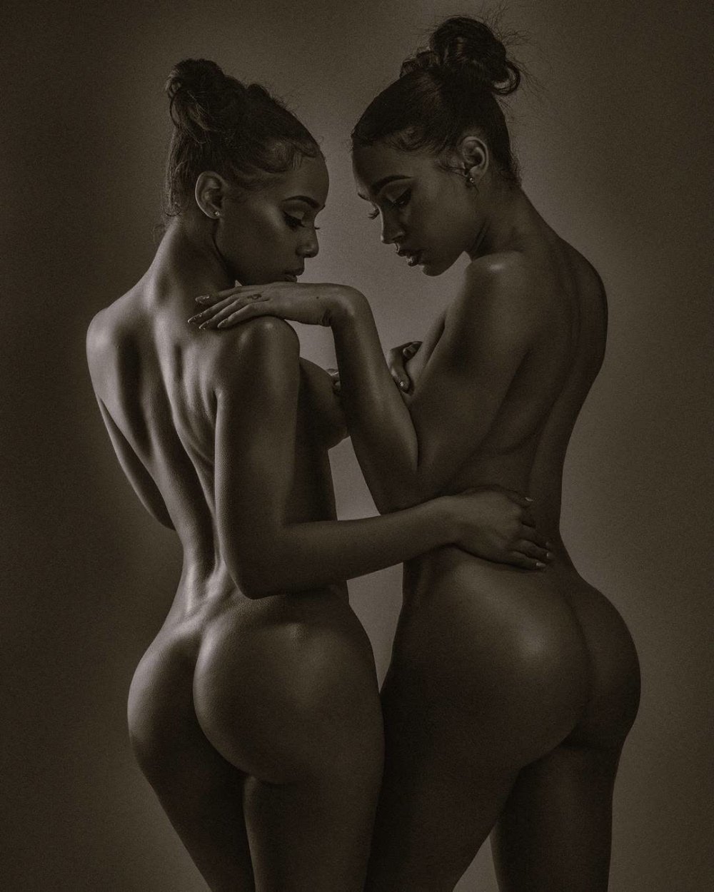 Naked little black women
