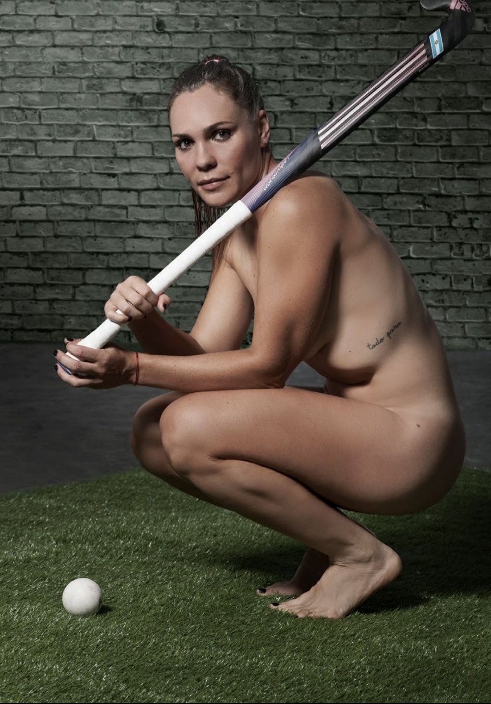 Girls playboy in locker room