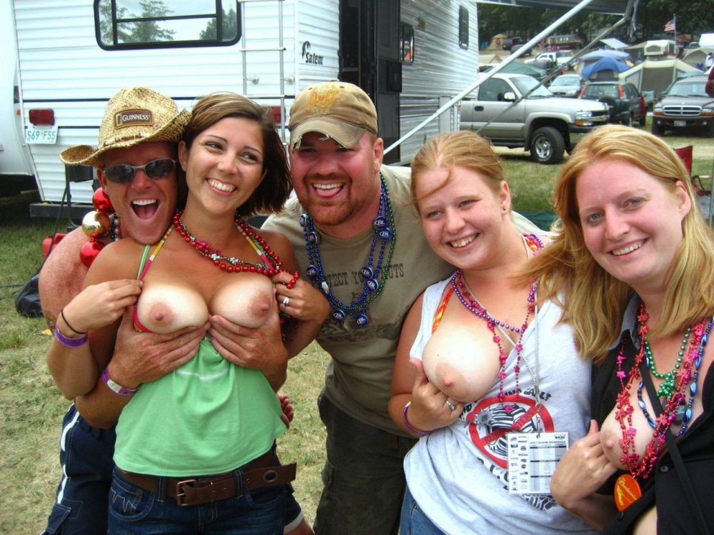 Naked babes on the farm
