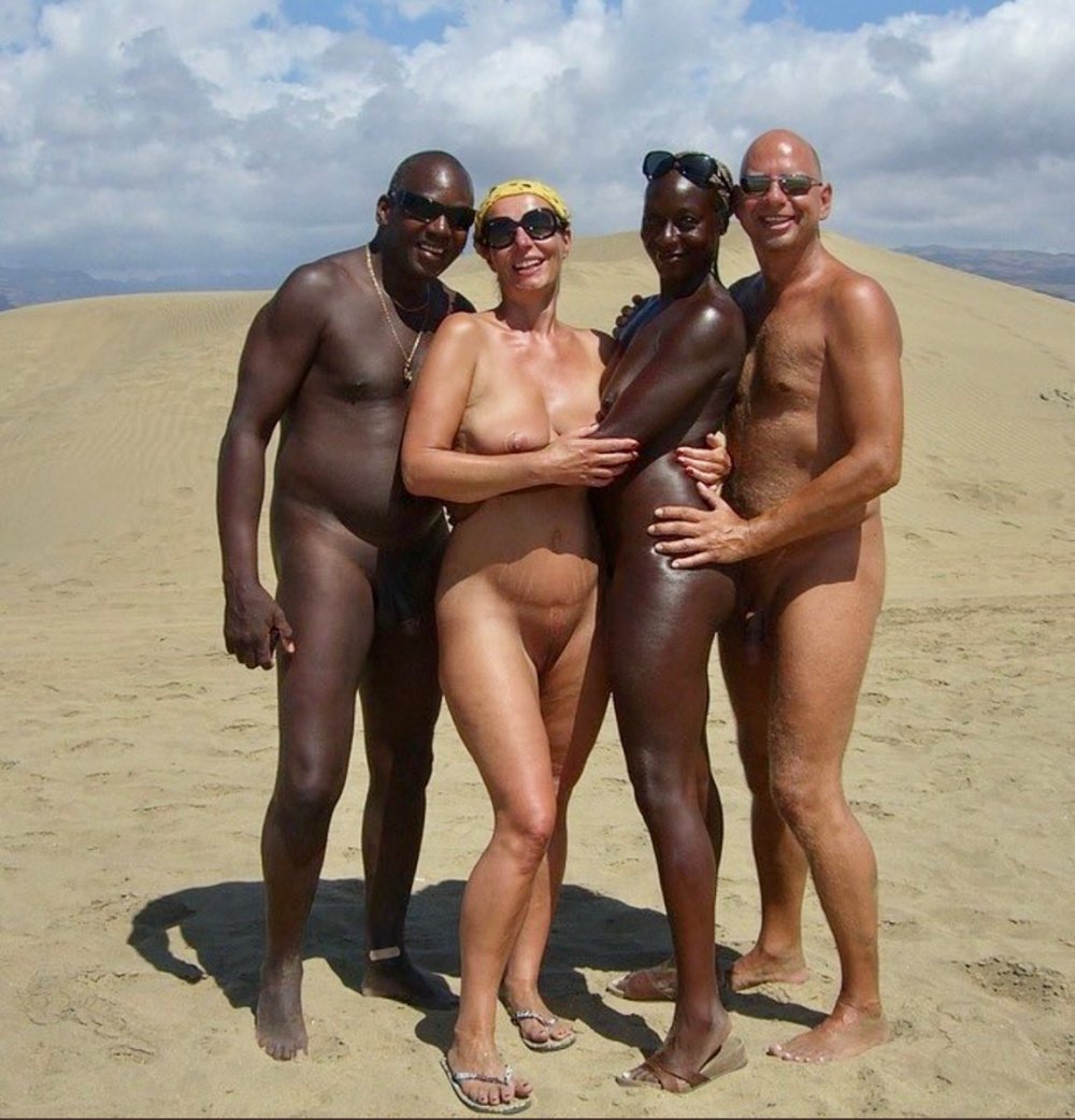 Naked guys blacks on the beach