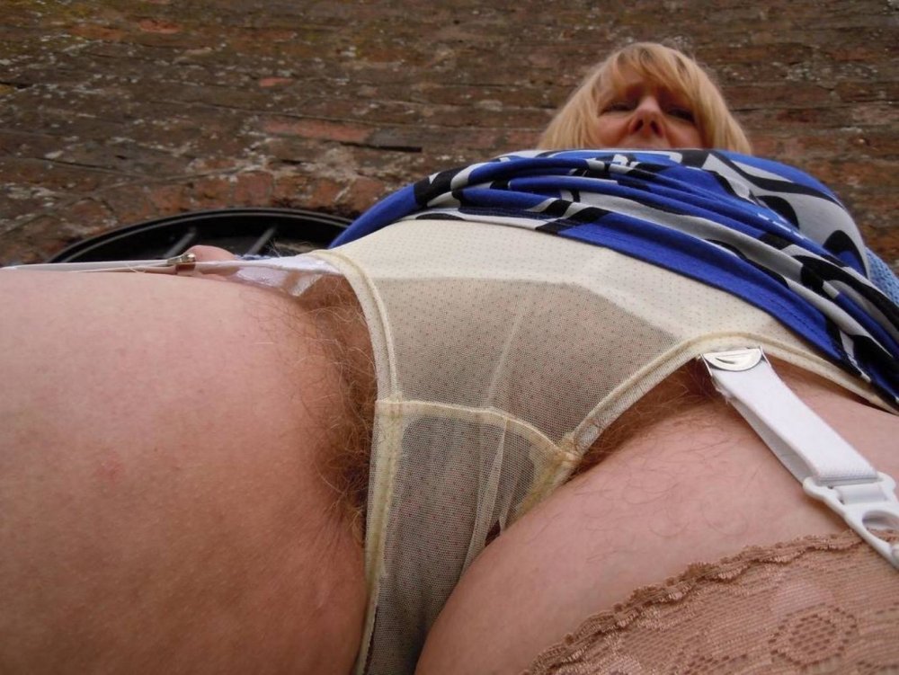 Girls in panties bottom view