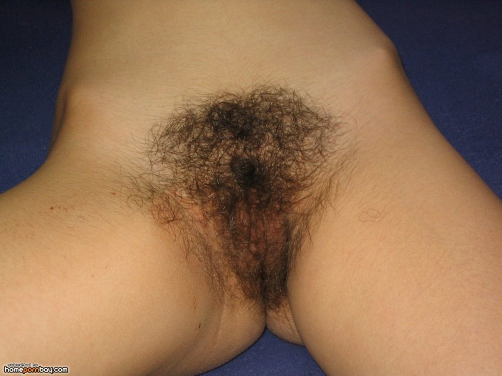 The most hairy women's pubis