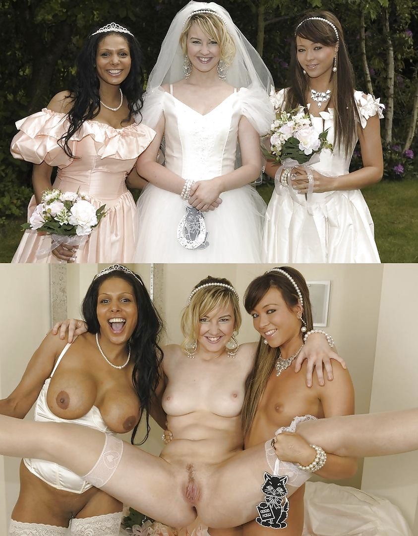 Bride naked at the wedding