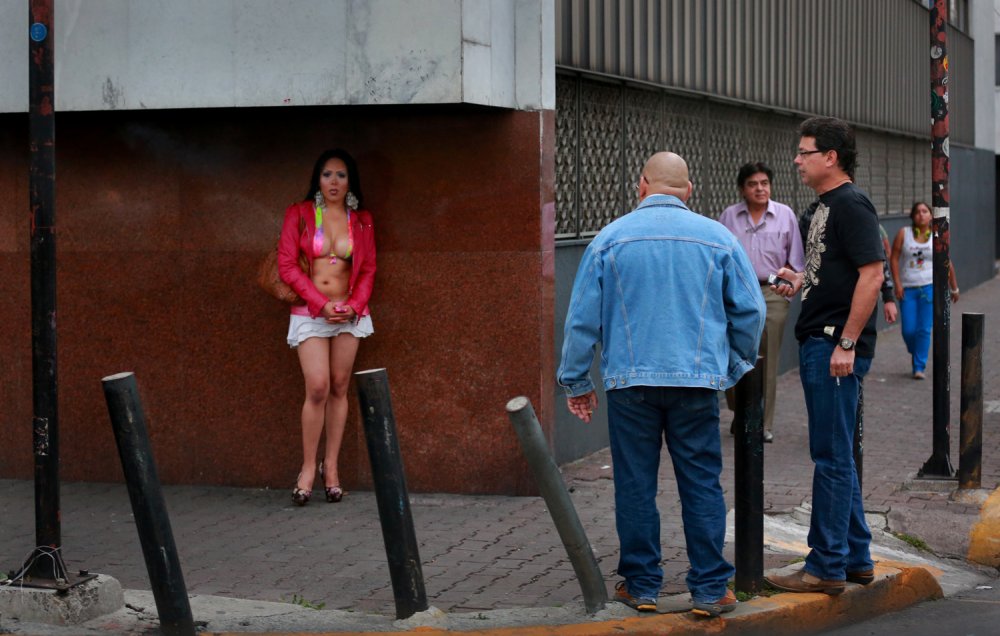Exhibitionian woman