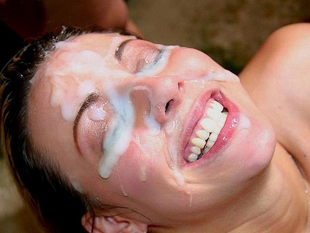 Dense cumshots on face