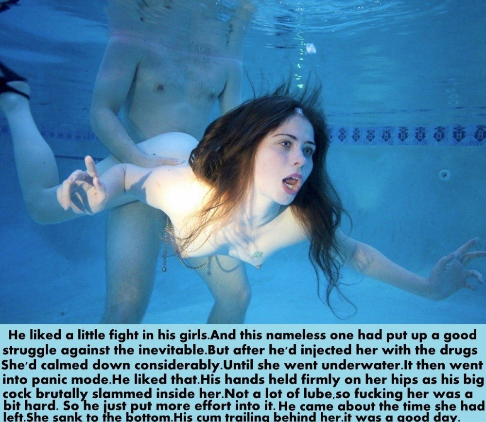 Swimming underwater girl Anime Nude