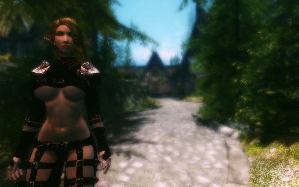 Naked in Skyrim