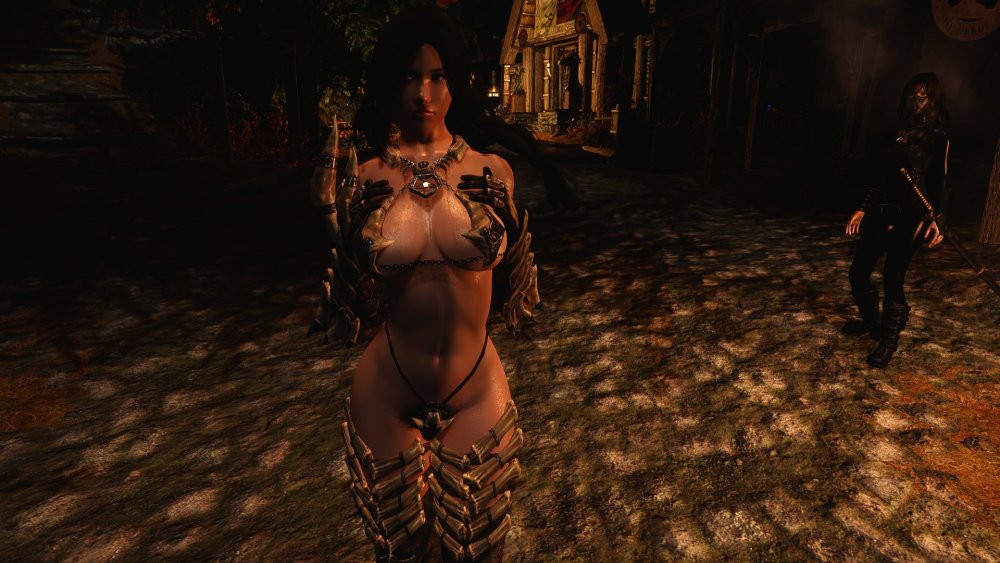 Skyrim XXX leather armor