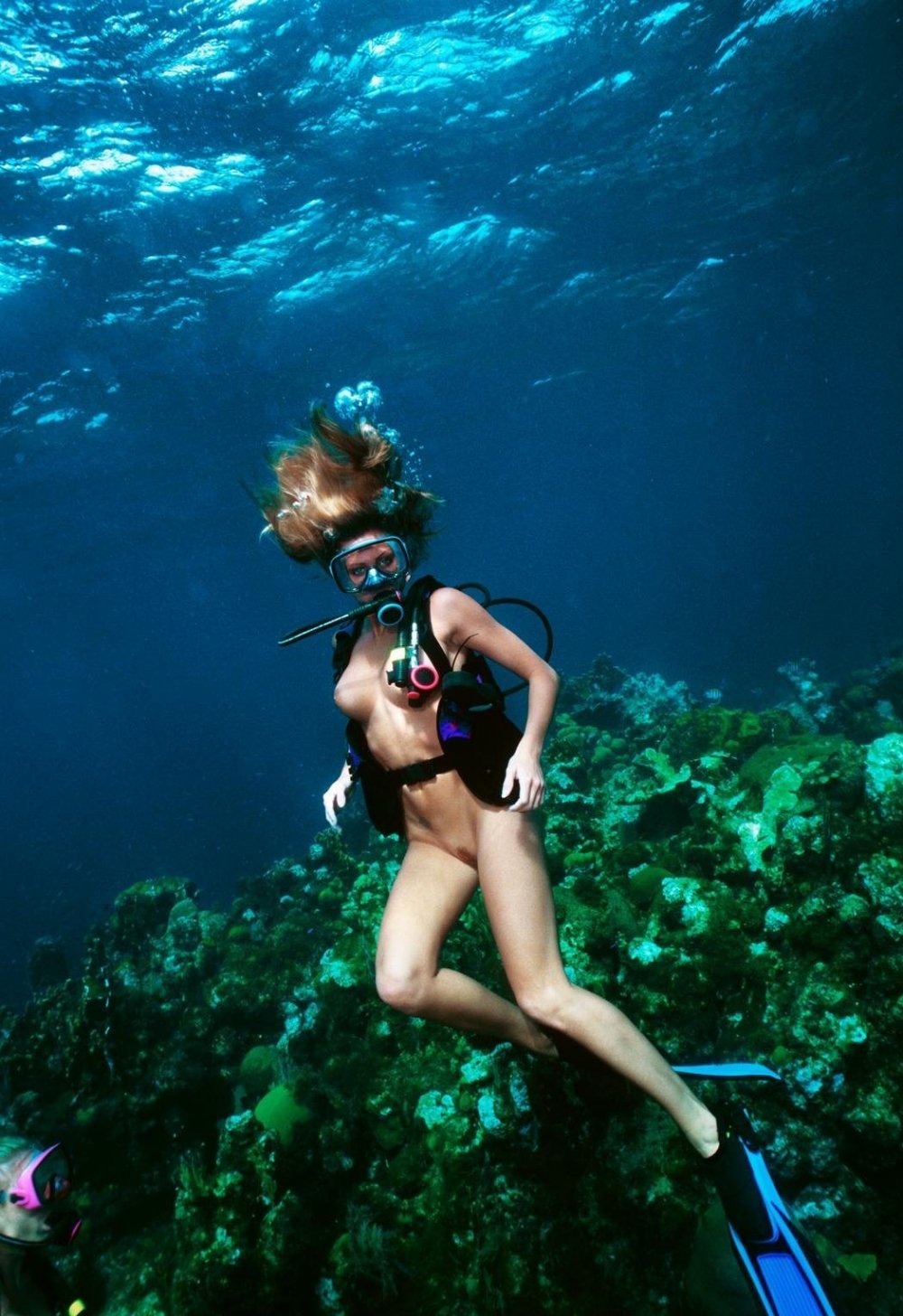 Diving girl