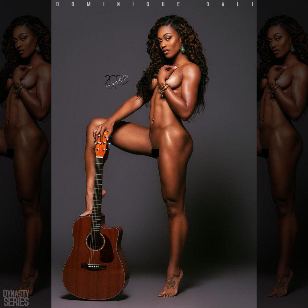 Nude with musical instruments