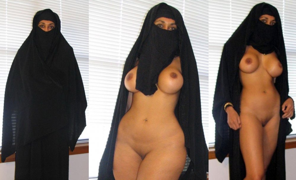 Naked Muslims in stockings