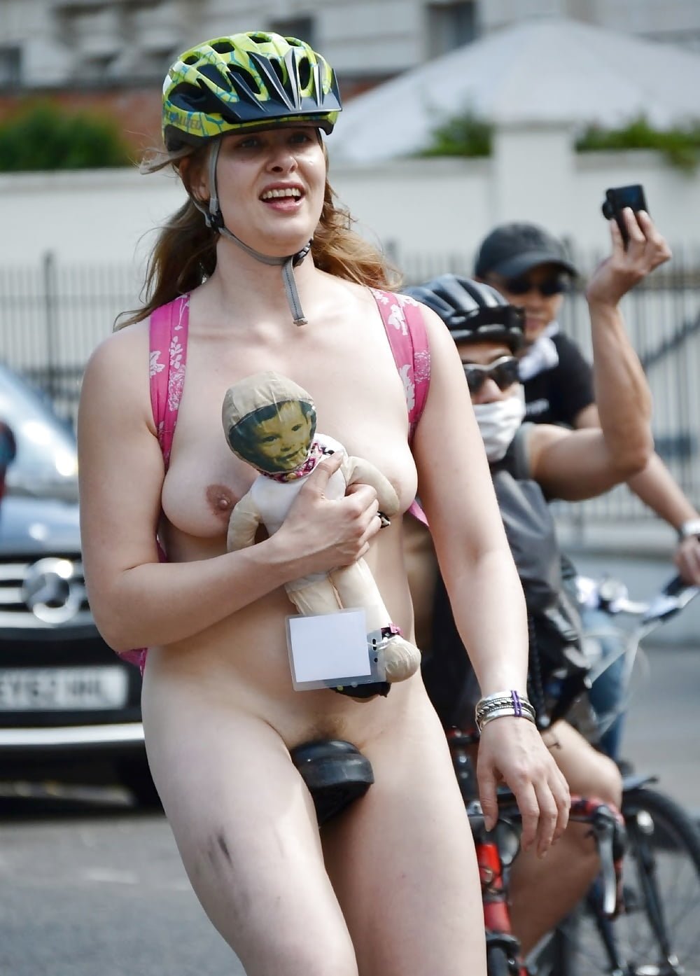 On water bike nudism