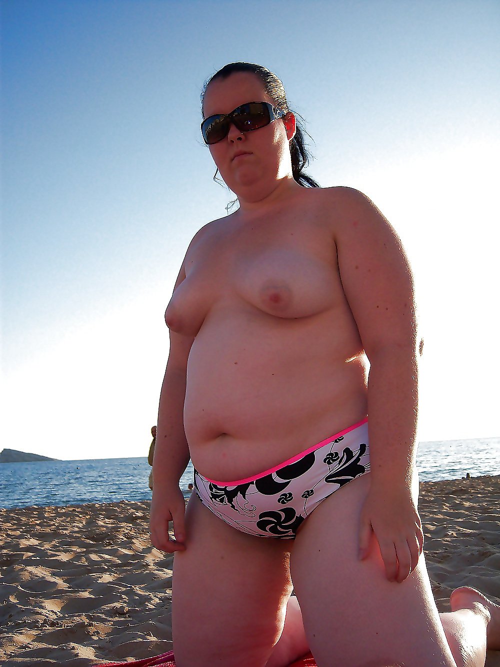 Big belly small tits