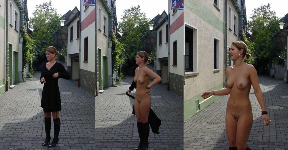 Dressed Undressed Public BDSM
