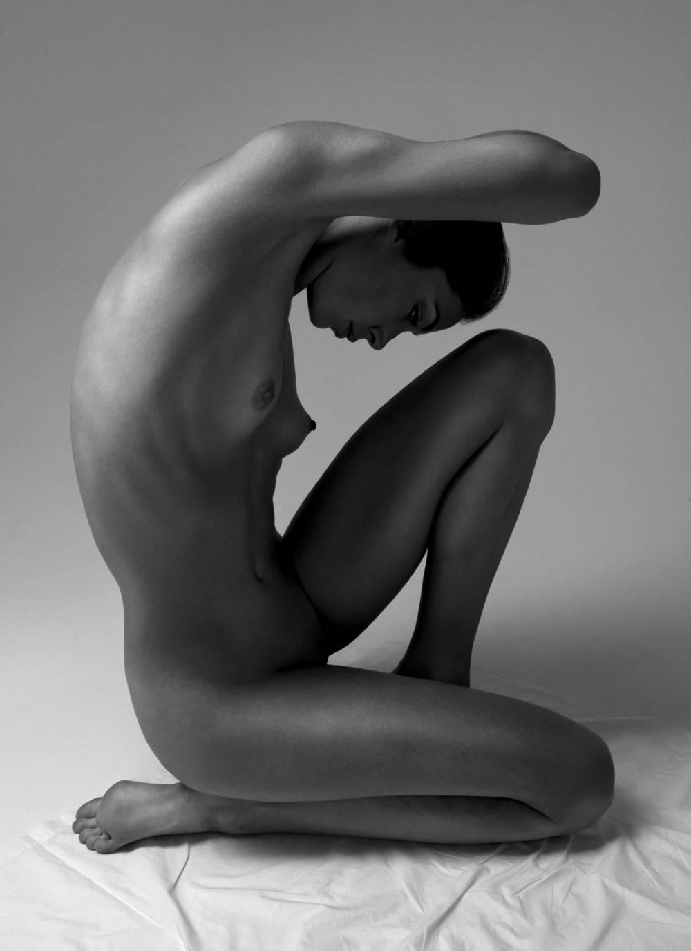 Beautiful female bends