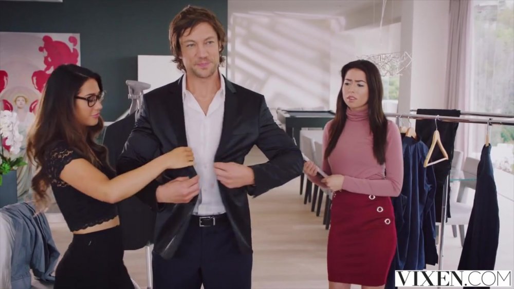 Girl in glasses sucked