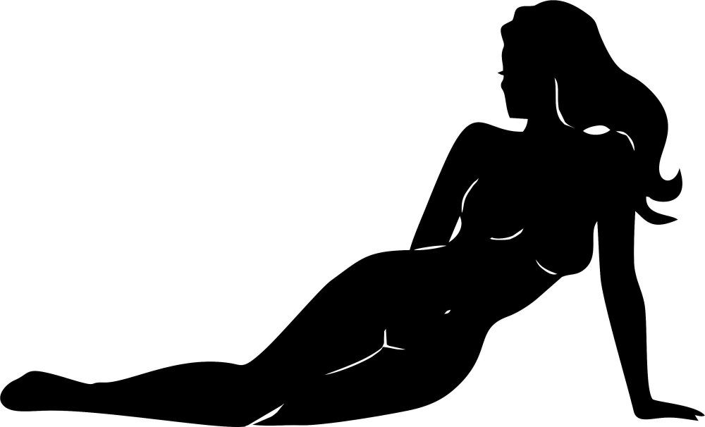 Female silhouette erotic