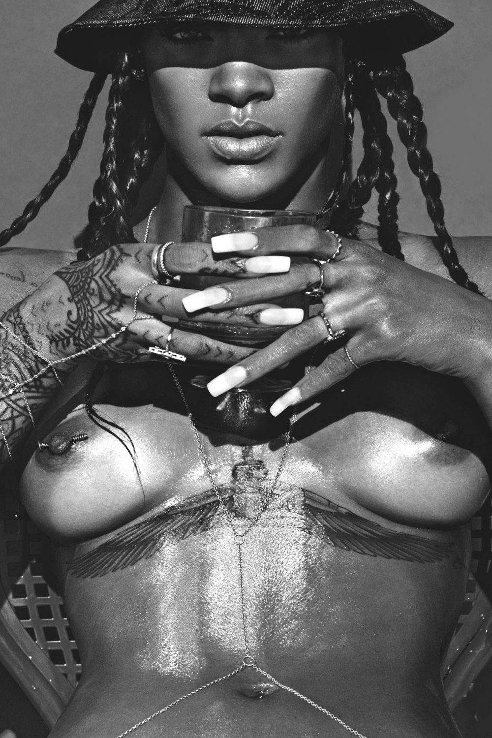 Rihanna photo session playboy