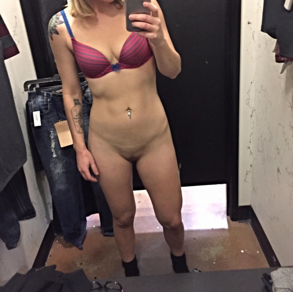 Naked girls in fitting room