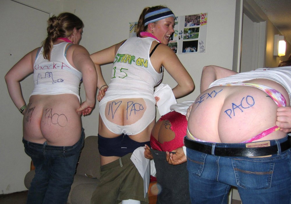 Heifer lowered trousers