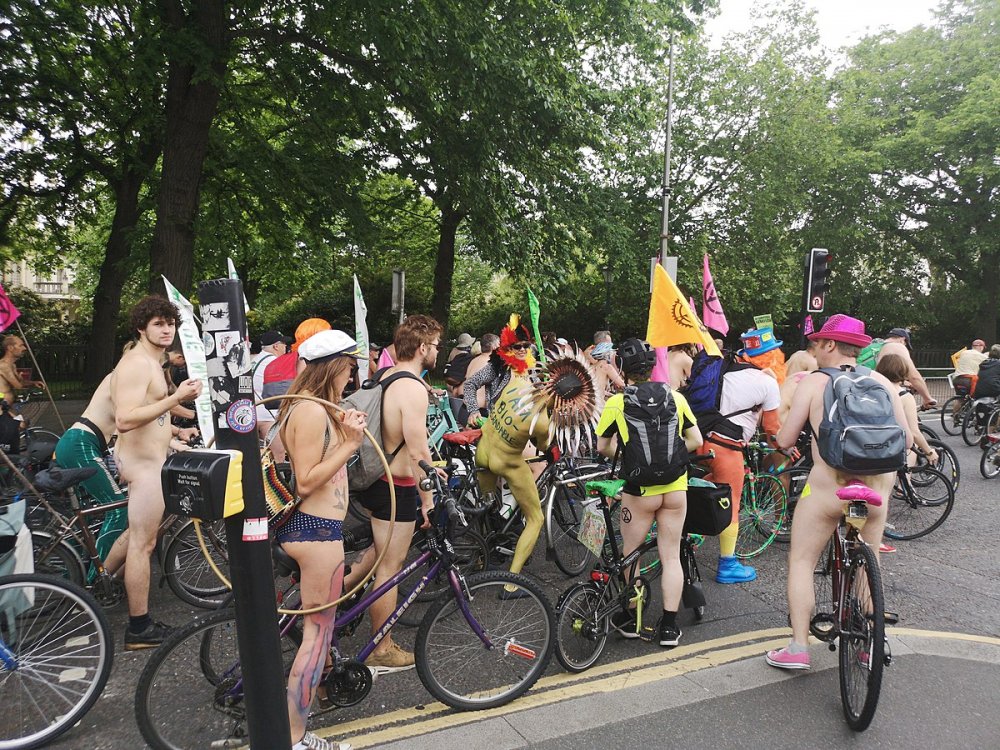 WORLD NAKED BIKE RIDE (WNBR) Brighton 2018
