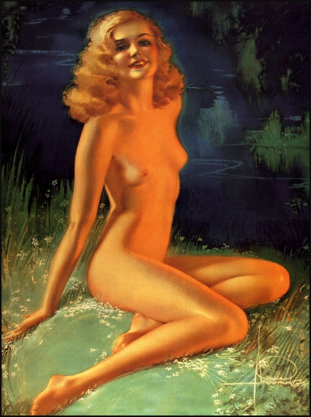 American pin up naked