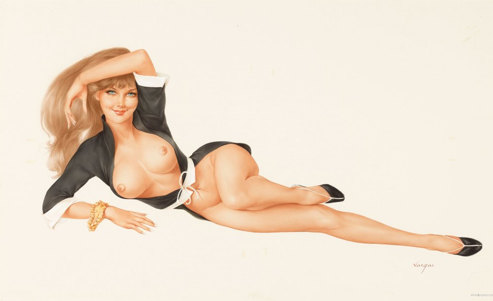 Playboy Alberto Vargas Pin Ap