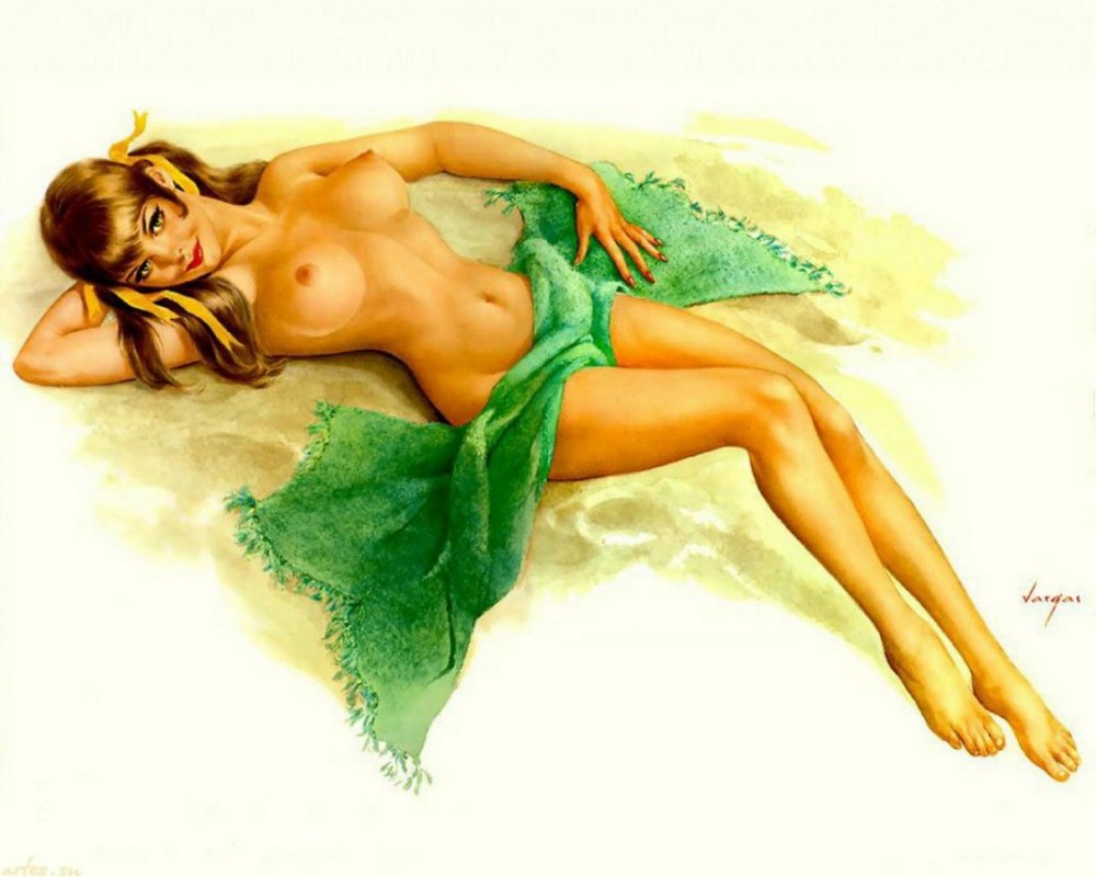 Artist Alberto Vargas Nude
