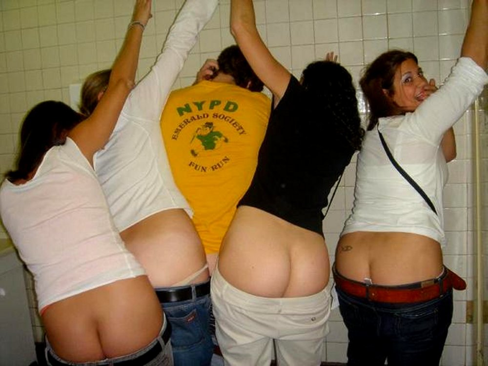 Women with navalized pants