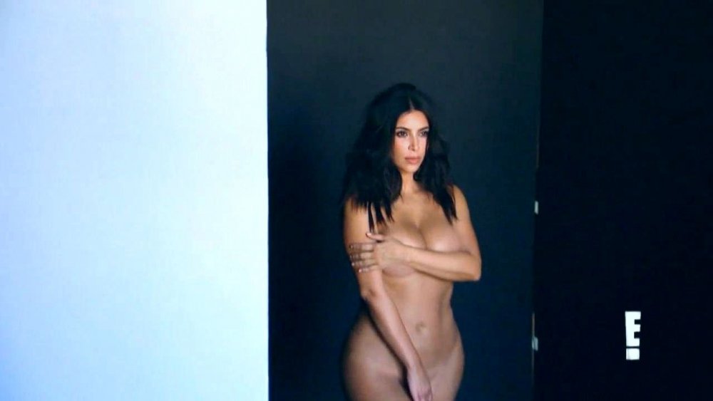 Naked Kim Kardashian with Ray Jeide