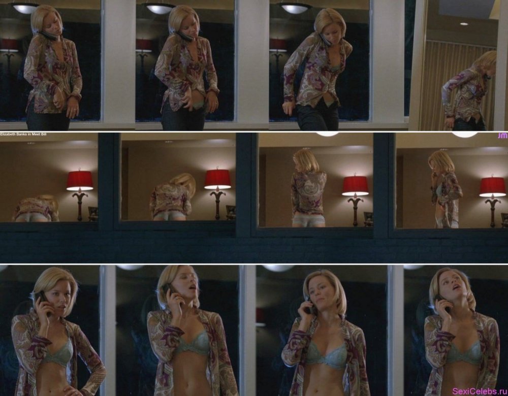 Naked in stockings Elizabeth Banks