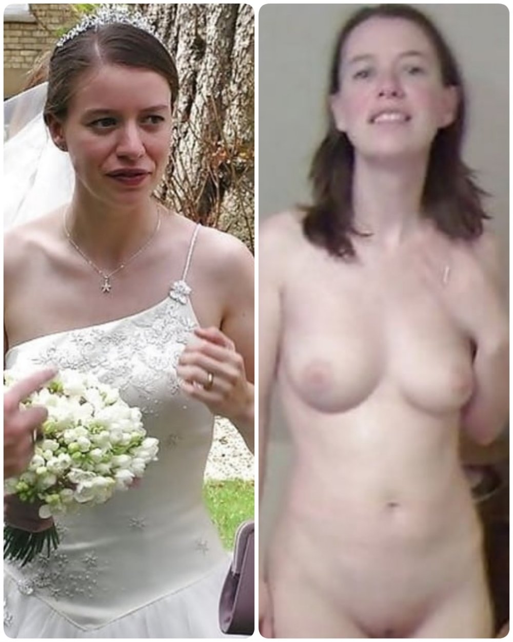 Your Girlfriend Before-After, Dressed-Nude Pee